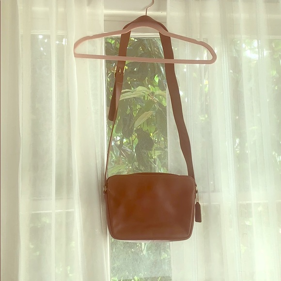 vintage coach camera bag